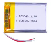 1/5Pcs 3.7V 800Mah 703040 Rechargeable Li Polymer Battery Short Circuit Protect