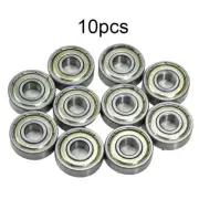 Long Lasting Replacement Bearings for Skateboards Pack of 10 608 zz (ABEC7)