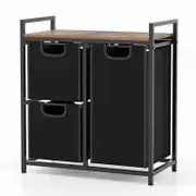 Costway Chest Of Drawers Clothes Organizer Coffee
