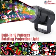 Christmas LED Moving Laser Projector Light Xmas Party Outdoor Landscape Lamp USA