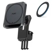 A2C Model Y/ 3 Accessories MagSafe Car Mount with Metal Ring Sticker, Genuine Air Vent Ultra Strong Magnetic 360° Rotatable Phone Holder for Tesla