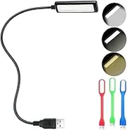 ORIEMARS USB Laptop Light with Adjustable Gooseneck, 3 Color x 3 Brightness + 3 Mini LED Lights