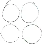PCS Violin Strings for 3/4-4/4 Violins Alu um Alloy Wound Universal Full Set (GDAE) Fiddle String Silver Type 3