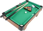 Ｓｉｍｈｏａ Kids Pool Table Set with Balls Chalk Gift Practical Desktop Game Toy Mini Billiards Table Set for Bedroom Adults Boys Kids