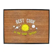 Best Cook Solar System - Funny Novelty Doormat Man Cave Floor mat