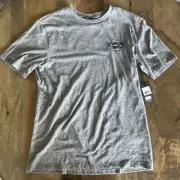 NWT Brixton Company Men's Short Sleeve Shirt Size S Grey