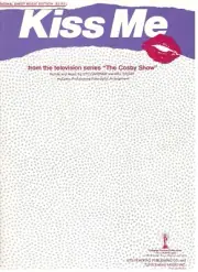"KISS ME" SHEET MUSIC-THE COSBY SHOW-PIANO SOLO-1985-BILL COSBY-RARE-NEW ON SALE