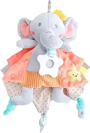 ERINGOGO Newborn Appeasing Safe and Durable Pacifying Towel Animal Doll Comfort for Soothing and Chewing for Sleep and Playtime