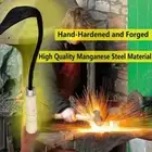 Wooden Handle Triangular Tip Hoe Steel Short Handle Hoe Gardening Hoe Soil
