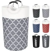 Large Laundry Basket Laundry Hamper Bag Washing Bin Clothes Bag Collapsible T...