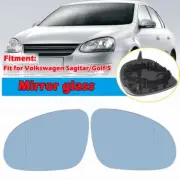 LH+RH Mirror Tinted Glass Heated For VW Jetta Passat GTI MK5 B6 Eos R32 Rabbit