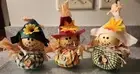 Set of 3 Fabric Sand Bottoms Scarecrow Decorations