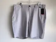 NWT TRAVIS MATHEW Wanderlust Shorts Size 38 Micro Chip Gray