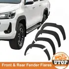 Matte Black Fender Flares for Toyota Hilux 2021 2022 2023 2024 2025 SR SR5 Wheel