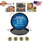 Versatile 24-Inch Enameled Paella Pan – Perfect for Any Cuisine, Easy Cleanup