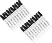 1ml Glass Dropper Set Elbow Tip Essential Oils Pipette Lab and Home Use Accurate Dosage Sturdy and Practical