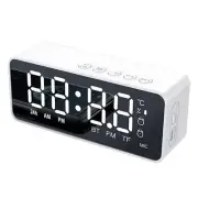 G50 Wireless Bluetooth Speaker with Alarm Clock FM Mini Card Temperature8166