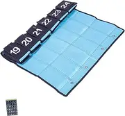 NUOBESTY Wall Phones Pocket Wall Door Hanging Chart Classroom Calculators Storage Bag School Classroom Supplies Numbered Pocket Chart Phone Organizer Phone Stand Cell Phone Non-woven Fabric