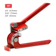 90 Degree 1/4 5/16 3/8 Inch Pipe Bending Tool ， Brake Fuel Line Curving Pliers