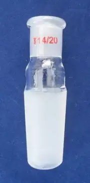 Vacuum take-off adapter,105°bend,24/40