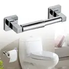 1x Wall Mounted Toilet Roll Holder Bar Tissue Paper Stand Bathroom Storage
