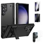 For Samsung Galaxy S22 & S23 Ultra Military Grade Case Cover & Screen Protector