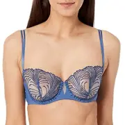 Simone Perele 273233 Women's Nuance Demi Cup, Denim Blue, 32C