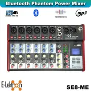 E-Lektron SE-8 Live Audio Mixer 8-Channel USB / Bluetooth / Soundcard / Phantom