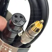 ProX XC-RXF10 10 ft Male RCA to Female 3-pin XLR OFC Audio Cable Metal Connector