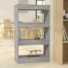 Grey Sonoma Engineered Wood Book Cabinet Room Divider 60x30x103cm Stylish