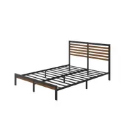 Zinus Bed Frame King Size Bamboo Metal Base Wood KAI