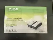 NEW! TP-Link AV500 Mini Powerline Adapter Starter Kit 500Mbps TL-PA411