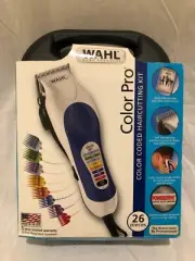 Wahl Color Pro Color Coded Clipper Kit with Colored Guide Guards NEW SEALED