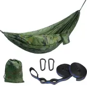 Nevenka Camping Portable Hammocks with 2 Tree Straps for Travel Beach Backyard-Camouflage