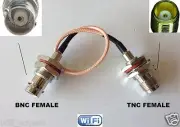 TNC Female to BNC Female RG316 RF Coax Cable Cell phone Adapter NEW 6-36" USA