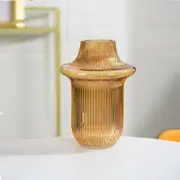 Artemis Nordic Glass Vase Amber