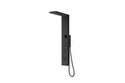 VITO BERTONI LIFE Panel Shower Tower - Rain Head with NANOJET and Hand Shower Matte Black