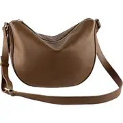 Gigi Pip Drew Genuine Leather Slouchy Bag in Chocolate at Nordstrom