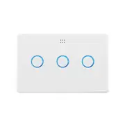 Deta Grid Connect Smart Fan Speed Controller with Touch Light Switch - Gloss White