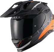 Nexx Y.TRAVL Quest Motocross Helmet, orange, Size 2XL for Men