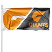 Greater Western Giants AFL Pole Flag LARGE 1800x900mm Licensed (Pole not included)