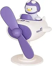 Folpus Astronaut Duck Portable Fan Kids Outdoor Hand Fan Air Cooling USB Desk Fan Handheld Fan for Makeup Indoor Office Dormitory, Purple