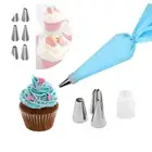 Piping Cream Pastry Bag Silicone Icing Baking Tools Nozzle Decor Set Cake 14pcs