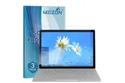 [Set of 3] Microsoft Surface Book 2 (13.5") Anti-Glare Matte Film Screen Protector by MEZON Case and Surface Pen Friendly, Shock Absorption