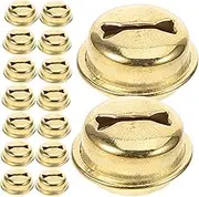 Generic 100pcs Craft Bells for DIY Projects Replaceable Doll Making Accessories for Crafting and Holiday Decorations Jingle Bells for Ornaments