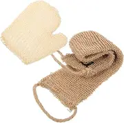 SOESFOUFU Shower Back Scrubbers Exfoliating Gloves Bathing Gloves Body Scrubber for Men Women
