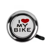Sunlite I Love My Bike Bell Chrome Lever