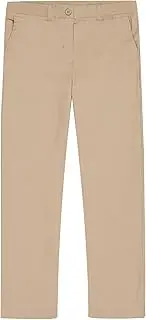 [Nautica] Girls' School Uniform Bootcut Twill Pant