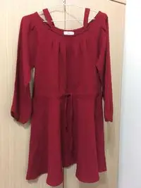 在飛比找旋轉拍賣優惠-東京著衣紅色洋裝