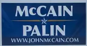 Original McCain - Palin Unused Bumper Sticker from 2008 Presidential Election